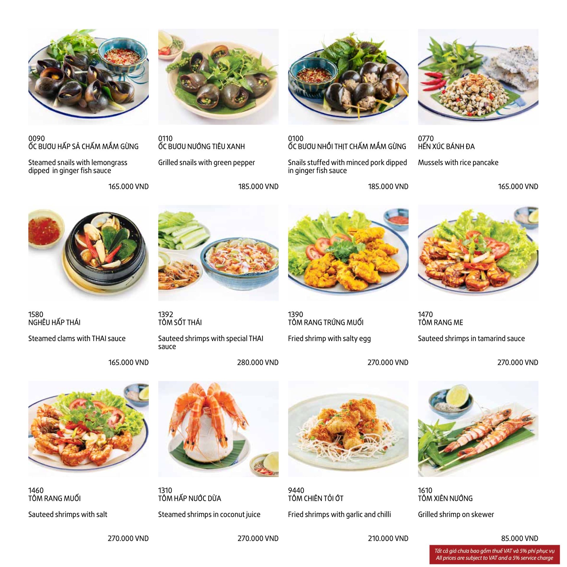 Menu page 12